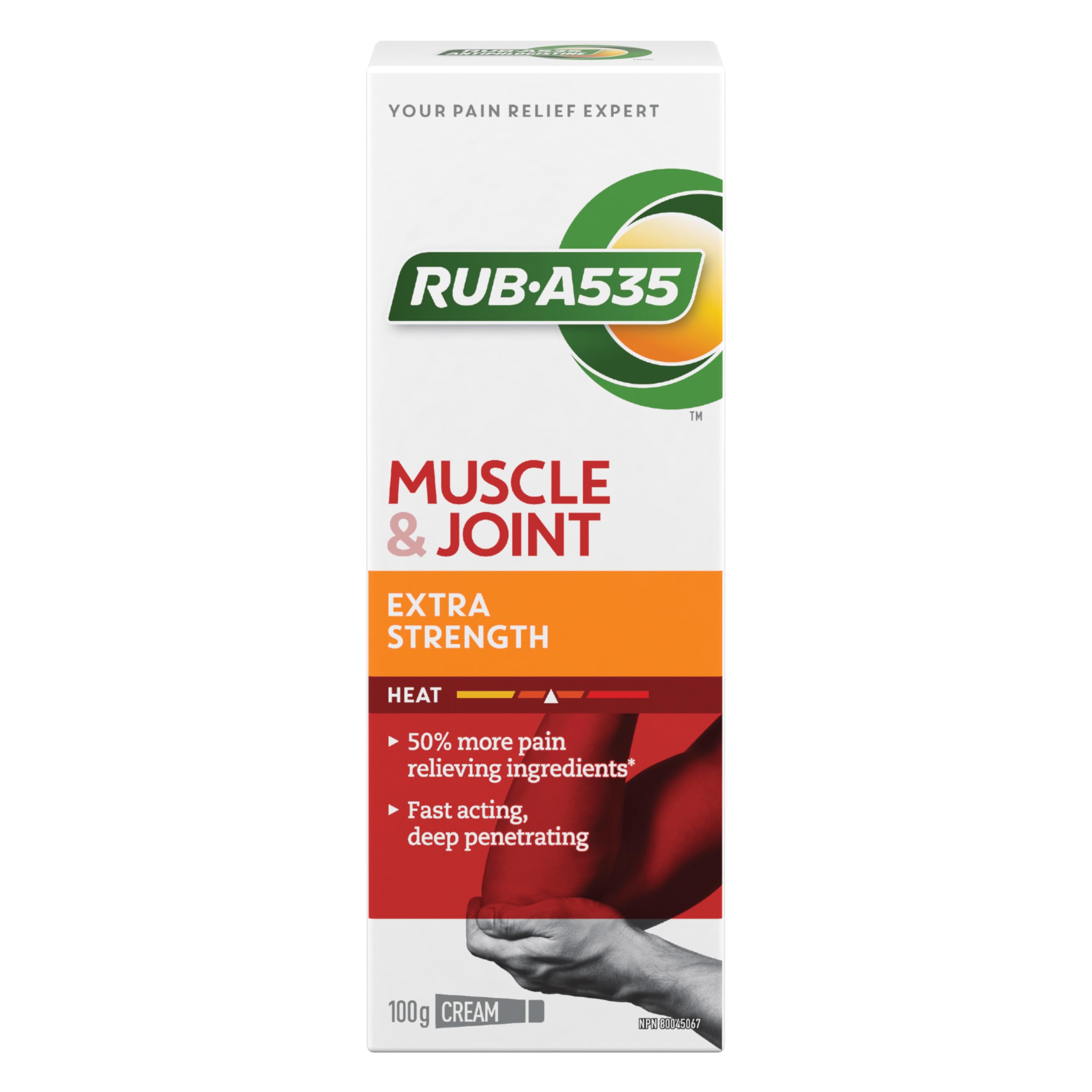 RUB A535 EXTRA STRENGTH CREAM For Relief of Arthritis, Rheumatic Pain, Muscle Pain, Joint & Back Pain 100 g Rub A535 Au supplements