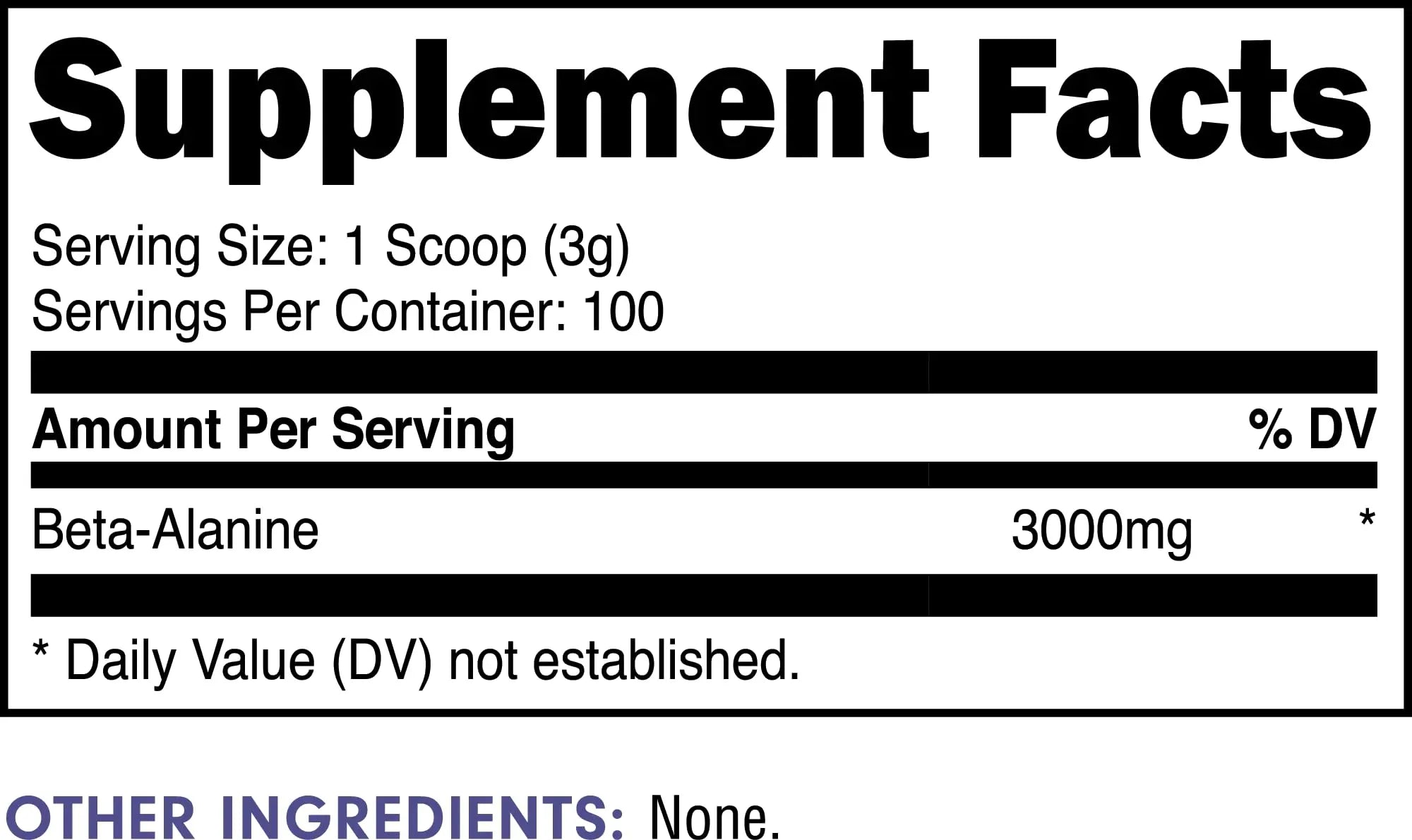 Bucked Up Beta Alanine 300mg Powder, Non-GMO, Gluten-Free, Unflavored (100 Servings) Bucked Up Au supplements