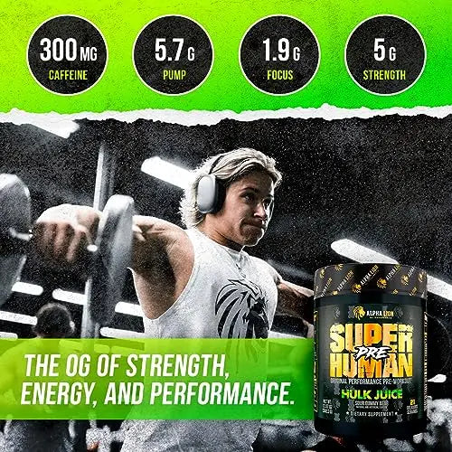ALPHA LION Superhuman Pre Workout Powder & Post Workout Recovery Bundle, Sustained ALPHA LION Au supplements