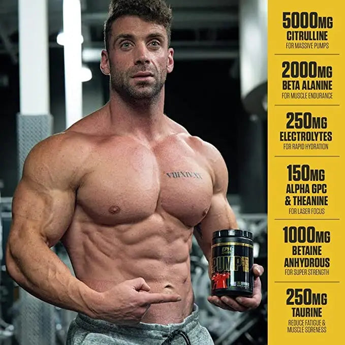 HydraPump | #1 New Stim Free Pre Workout Powder w/ Nitric Oxide Booster, Electrolytes EPN Supplements Au supplements