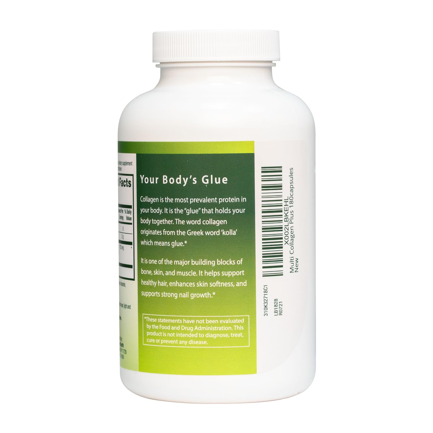 HealthA2Z Multi Collagen pills 1735mg -180 collagen capsules (60 servings) - Types I, II, III, V & X for Healthy Skin, Hair, Nails & Joint Support