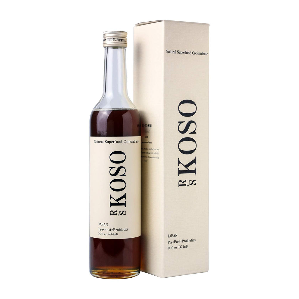 R's KOSO 3-Day Cleanse Japanese Enzyme Drink Rich in Postbiotics, Probiotics and Prebiotic, Made from 100+ Vegetables ＆ Fruits - Natural Support for Better Digestion & Gut Health + Detox - 16oz R's KOSO Au supplements