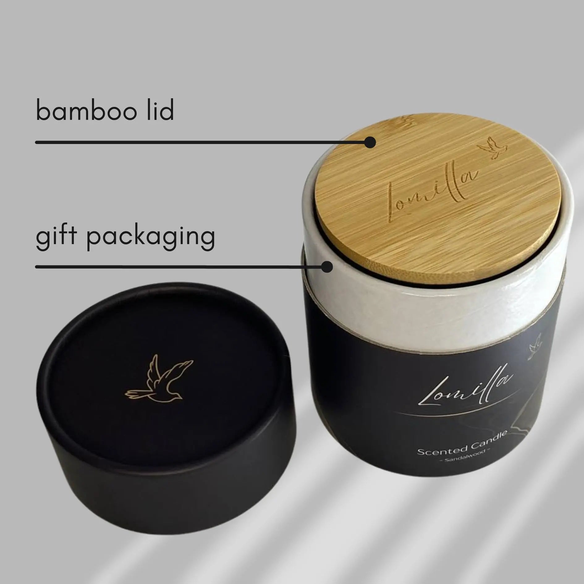 100% Natural Soy Wax Candle, Valentines Day Gifts for Women & Men, Candles for Home Lomilla Au supplements
