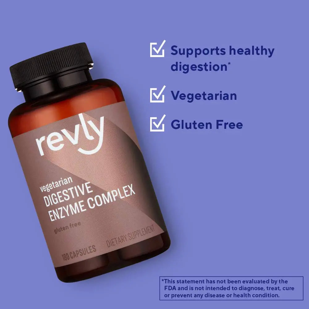 Amazon Brand - Revly Digestive Enzyme Complex, Supports Healthy Diges Revly Au supplements