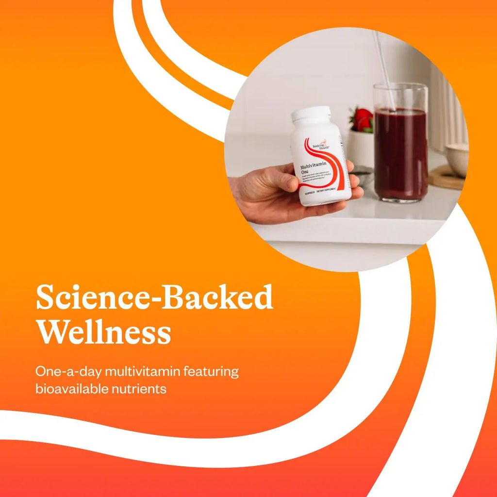 Seeking Health Multivitamin One - Supplement with Zinc, Vitamin B12, & Vitamin A - Magnesium-Free Formula Seeking Health Au supplements