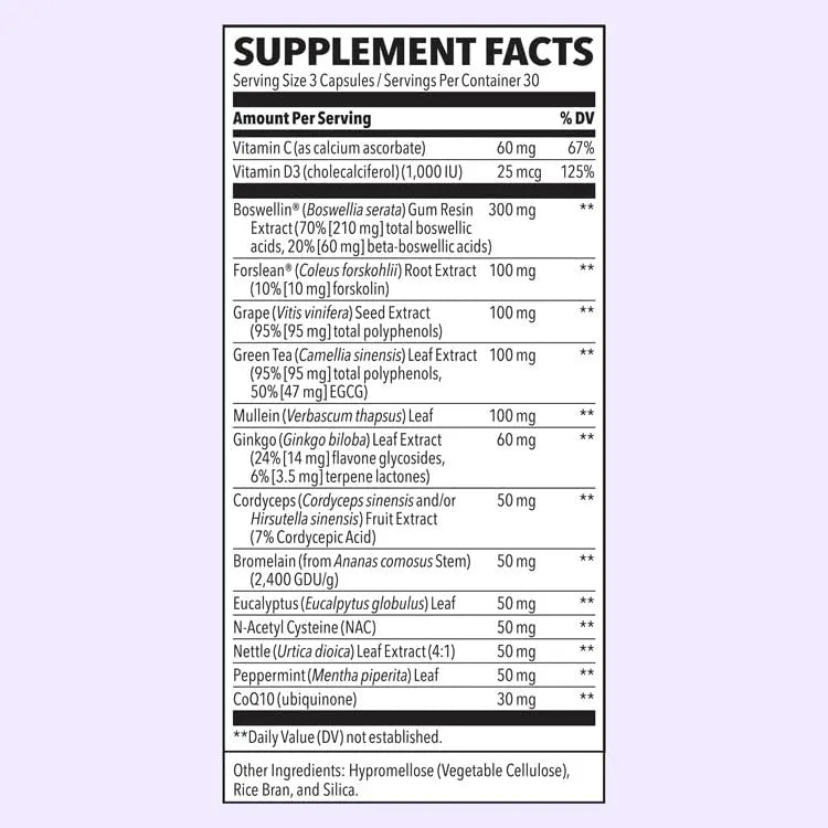 LifeSeasons - Lung Capaci-T - Lung & Respiratory Support Supplement LifeSeasons Au supplements