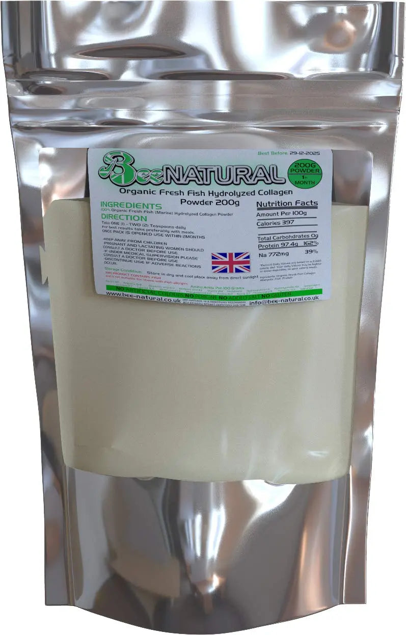 Bee-natural Hydrolyzed Marine Collagen Powder 200g Bee-natural Au supplements