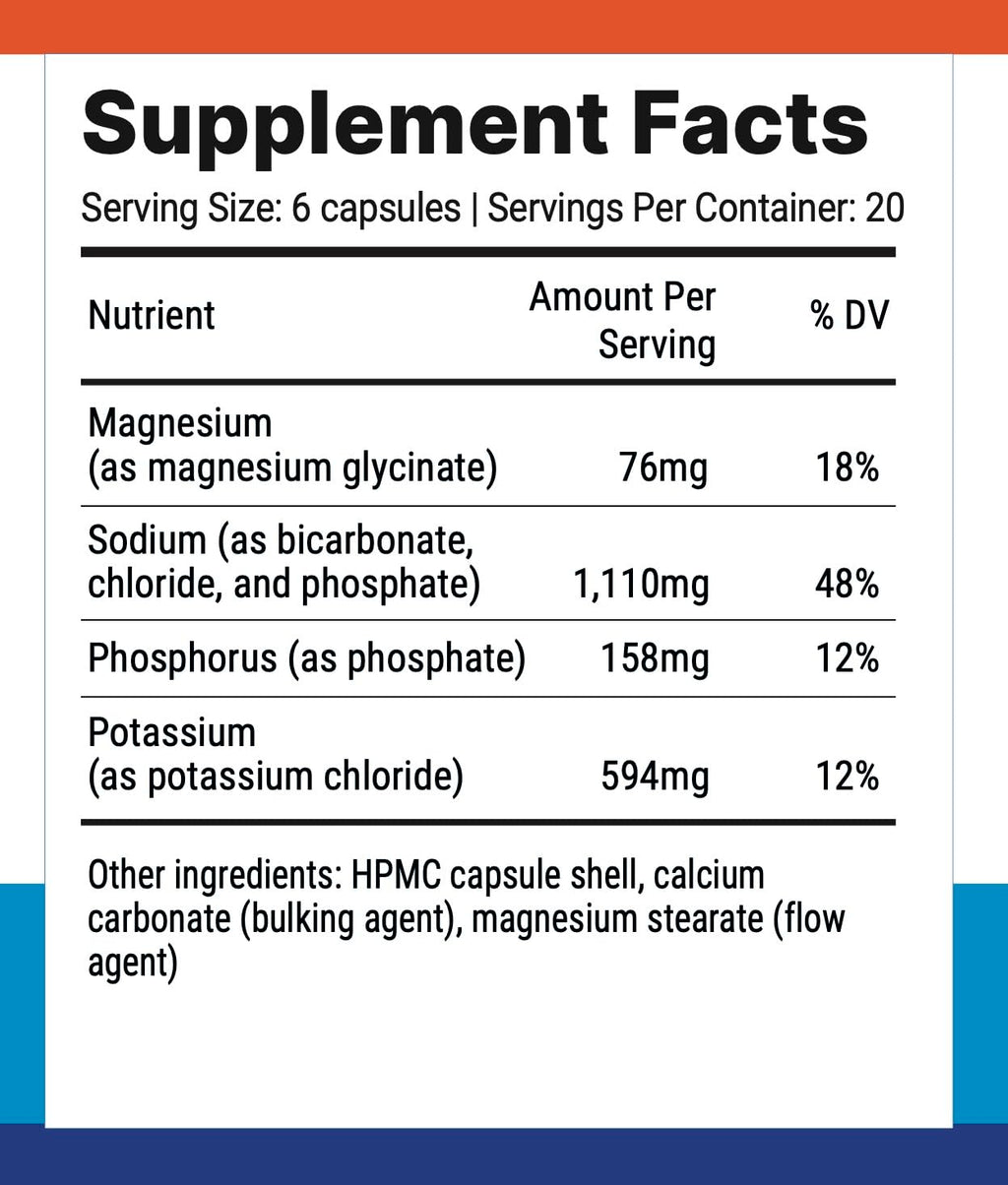 Nutri-Align Fasting Salts Electrolytes Advanced, 120 Capsules | Sodium Potassium Magnesium Phosphorus | Pure Fasting Electrolytes | Sugar Free & Filler Free Nutri-Align Au supplements