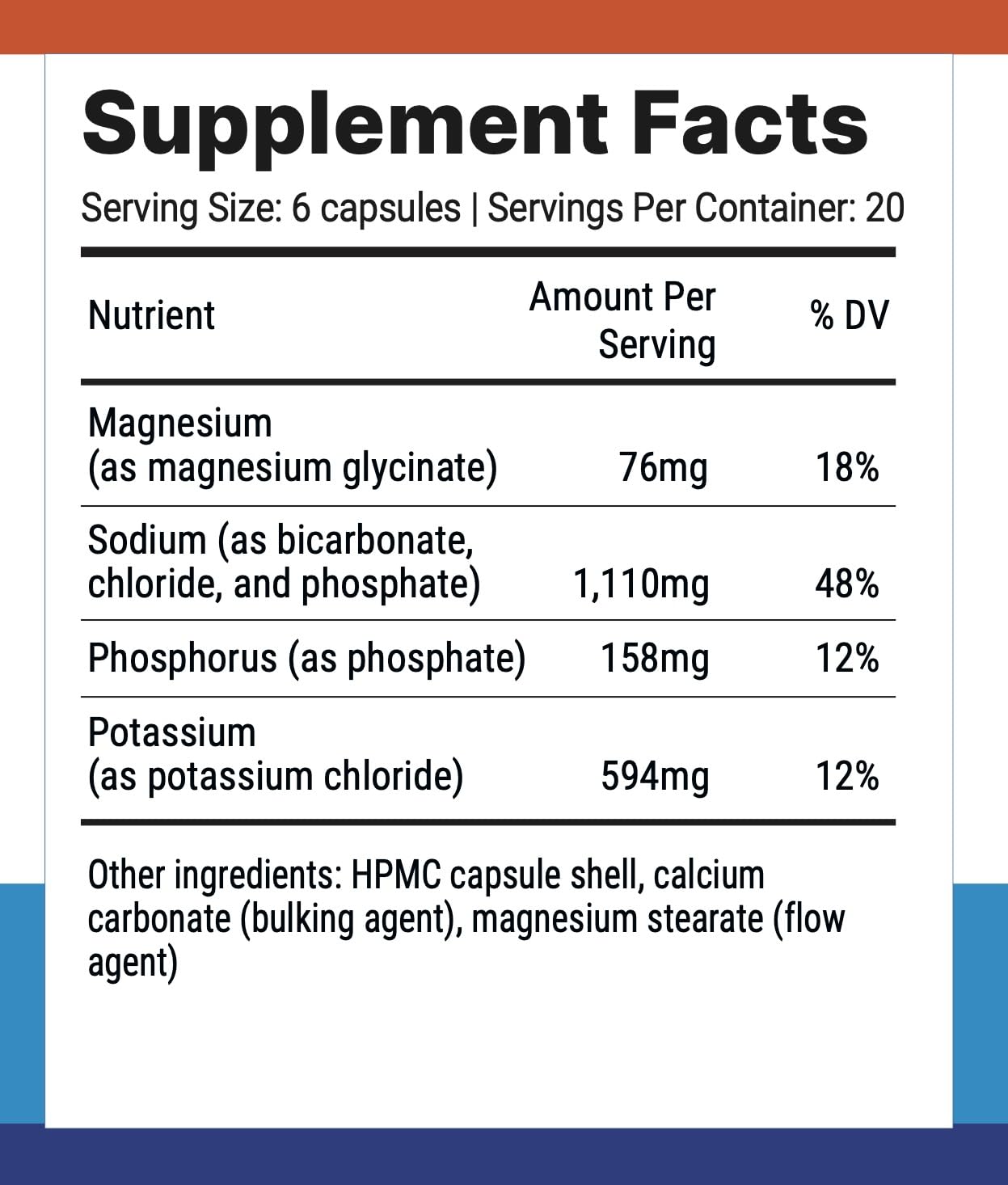 Nutri-Align Fasting Salts Electrolytes Advanced, 120 Capsules | Sodium Potassium Magnesium Phosphorus | Pure Fasting Electrolytes | Sugar Free & Filler Free Nutri-Align Au supplements