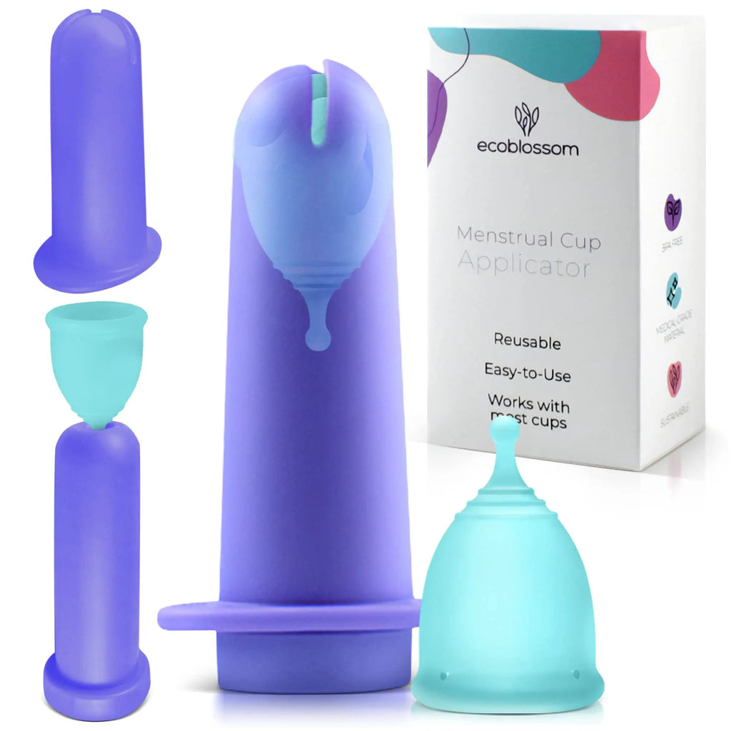 Ecoblossom Menstrual Cup Applicator Tool - Comfortable & Easy Insertion - Compatible EcoBlossom Au supplements
