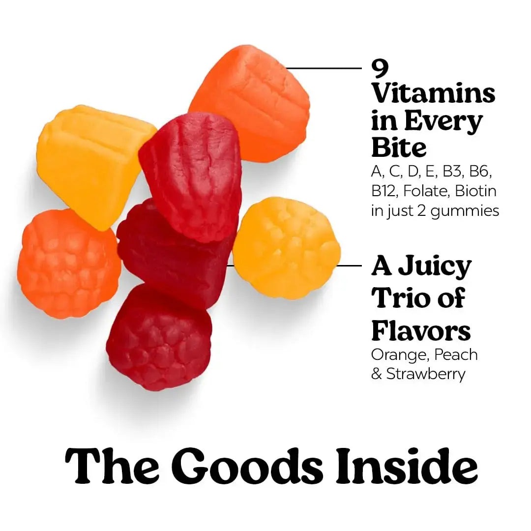 VITA GLOBE Adult Multivitamin Gummies – with Vitamins C, D, E, B6, B12, Folate & Biotin | Daily Multivitamin Supplement for Energy VITA GLOBE Au supplements