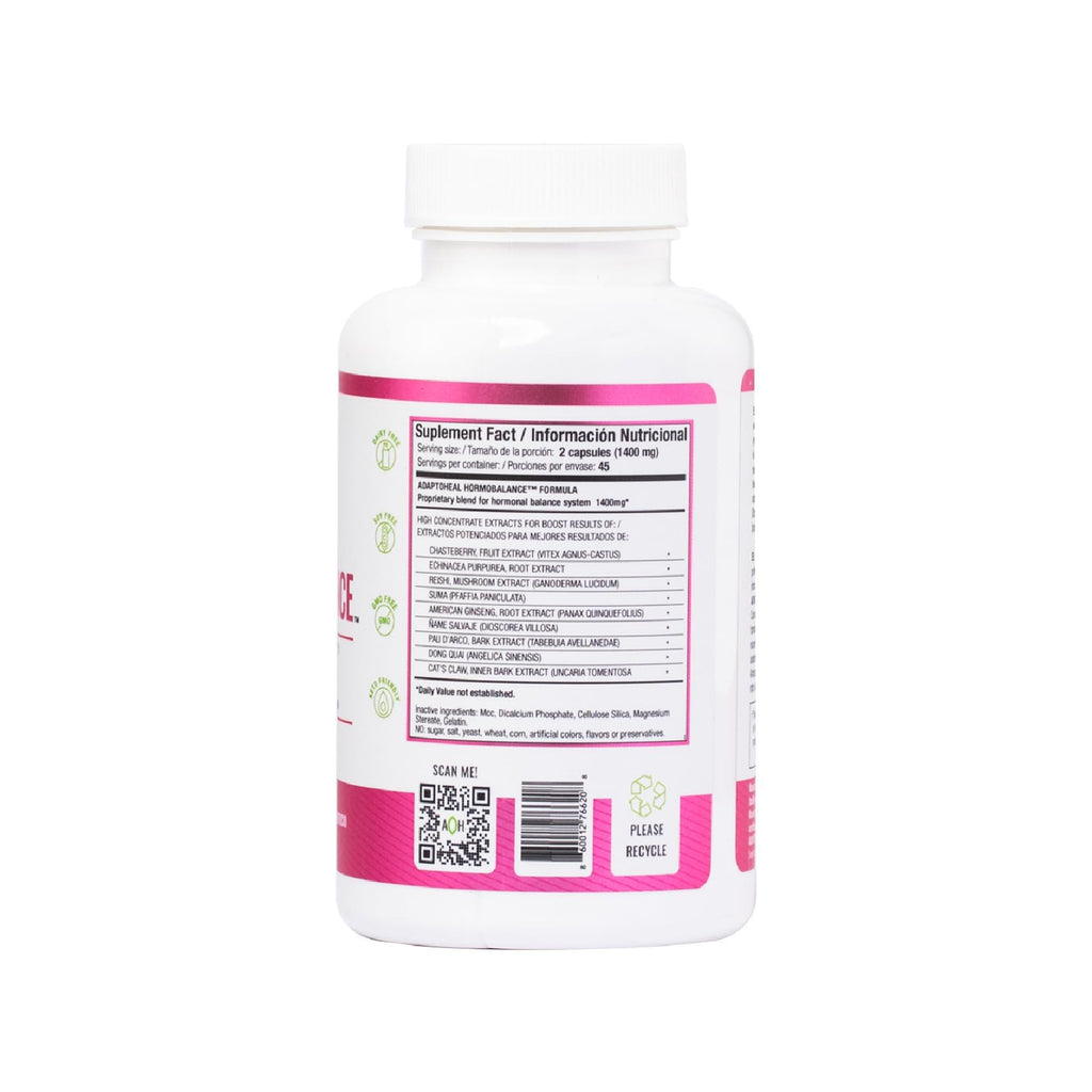 Hormone Balance for Women – Menopause & PMS Support Supplement – Adaptogens for Female Balance & Wellness – 90 Vegan Capsules ADAPTOHEAL Au supplements