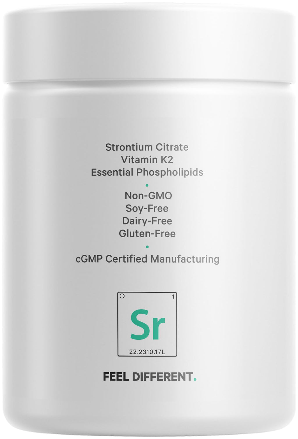 Codeage Liposomal Strontium Supplement - Strontium Citrate, Vitamin K2 MK-7, Liposomal Delivery, Non-GMO, Gluten-Free - 90 Capsules Codeage Au supplements
