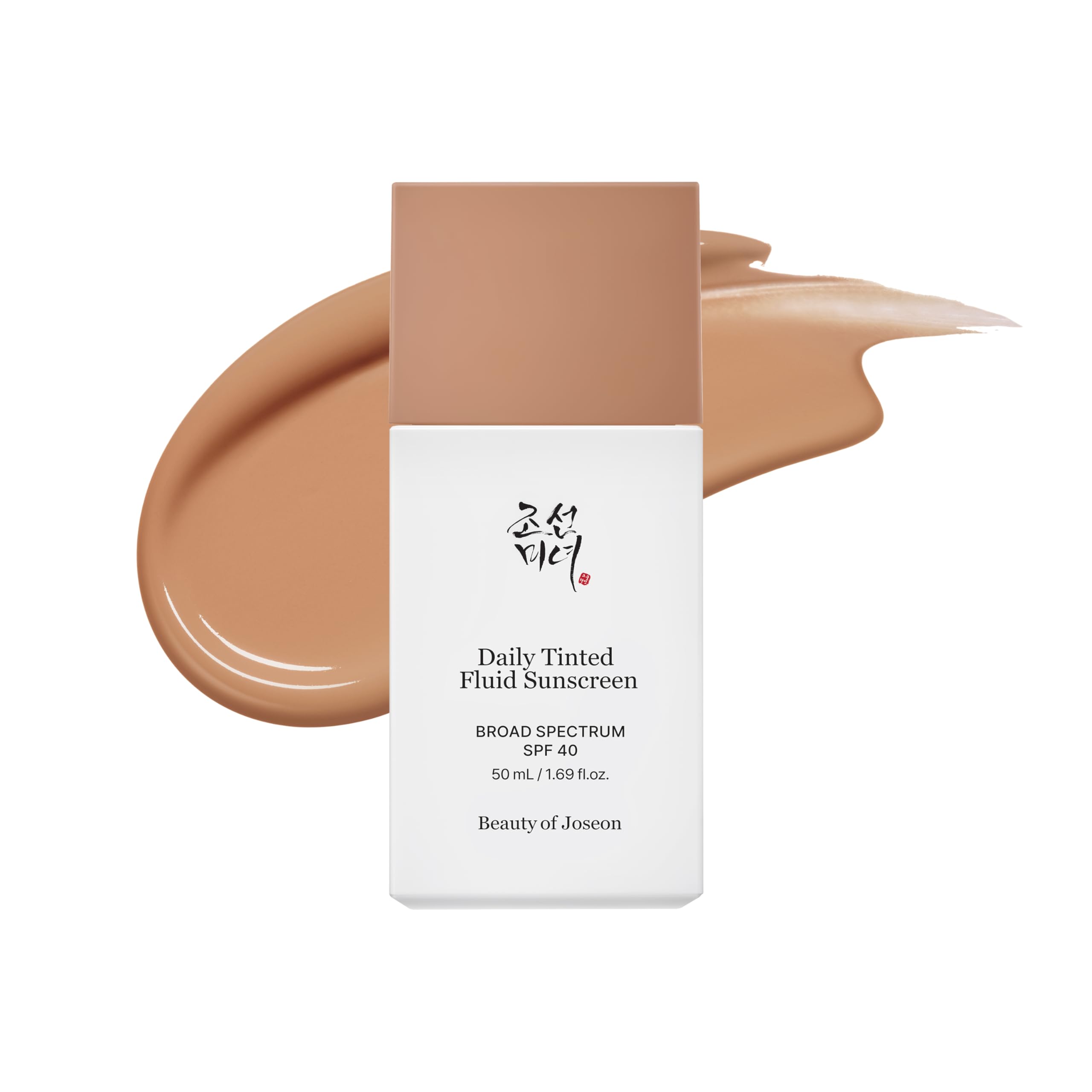 Beauty of Joseon Daily Tinted Fluid Sunscreen 12 Shades for Face Moisturizing Broad Spectrum SPF 40 Korean Skincare 50ml, 1.69 fl.oz