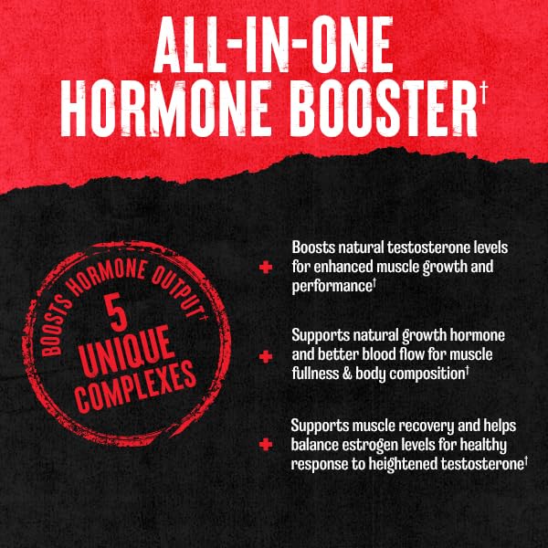Animal Stak – Complete Natural Hormone Booster Supplement with Tribulus – Natural Testosterone Booster for Athletes – Contains Estrogen Blockers – 1 Month Cycle Animal Au supplements