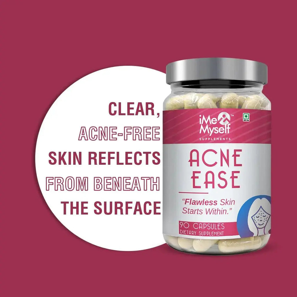 iMeMyself Clear Skin Support | 90 Capsules – with Zinc, Vitamin A, Niacinamide, Berberine, Glutathione, Neem, Probiotics, Green Tea & Herbal Extracts iMeMyself Au supplements