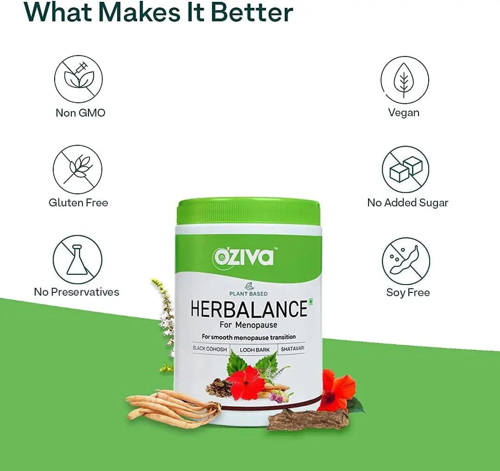 NACHT Plant Based HerBalance Menopause Relief Drink (with Black Cohosh, Lodh Bark & Licorice) NACHT Au supplements