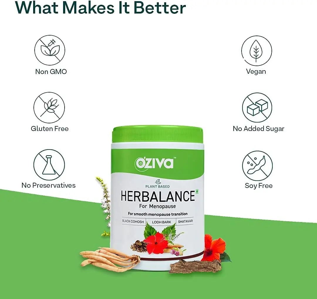 NACHT Plant Based HerBalance Menopause Relief Drink (with Black Cohosh, Lodh Bark & Licorice) NACHT Au supplements