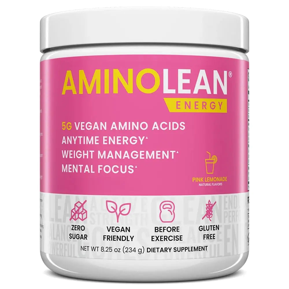 RSP NUTRITION AminoLean Pre Workout Powder, Amino Energy & Weight Management with Vegan BCAA Amino Acids, Natural Caffeine, Preworkout Boost for Men & Women, 30 Serv, Pink Lemonade… RSP NUTRITION Au supplements