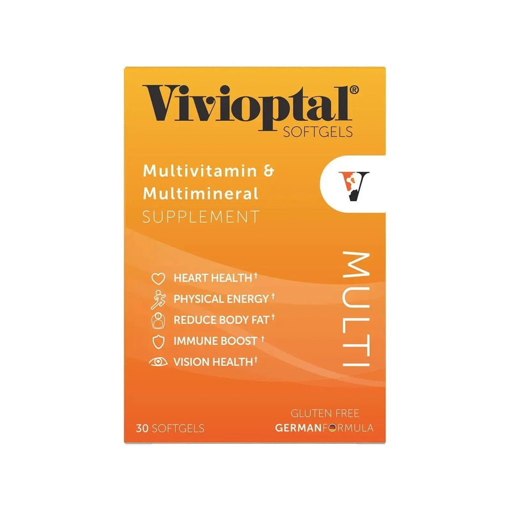 Vivioptal Multi 30 Softgels, Multivitamin & Multimineral, Gluten Free, German Formula Vivioptal Vitamins Au supplements