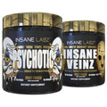 Insane Labz Psychotic Gold and Insane Veinz Gold Pre Workout Nitric Oxide Booster Stack Insane Labz Au supplements
