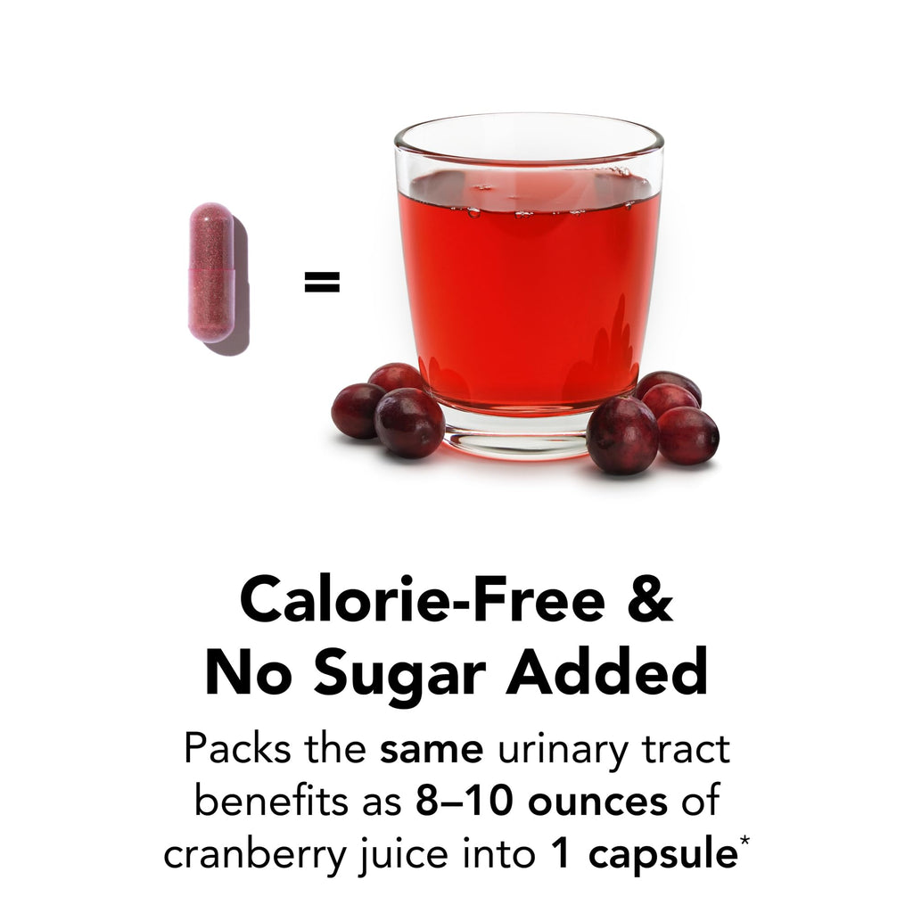Theralogix TheraCran One Cranberry Capsules - 90-Day Supply - Supplement for Men & Women - to Support Urinary Tract Health* - 36mg Soluble PACs per Capsule