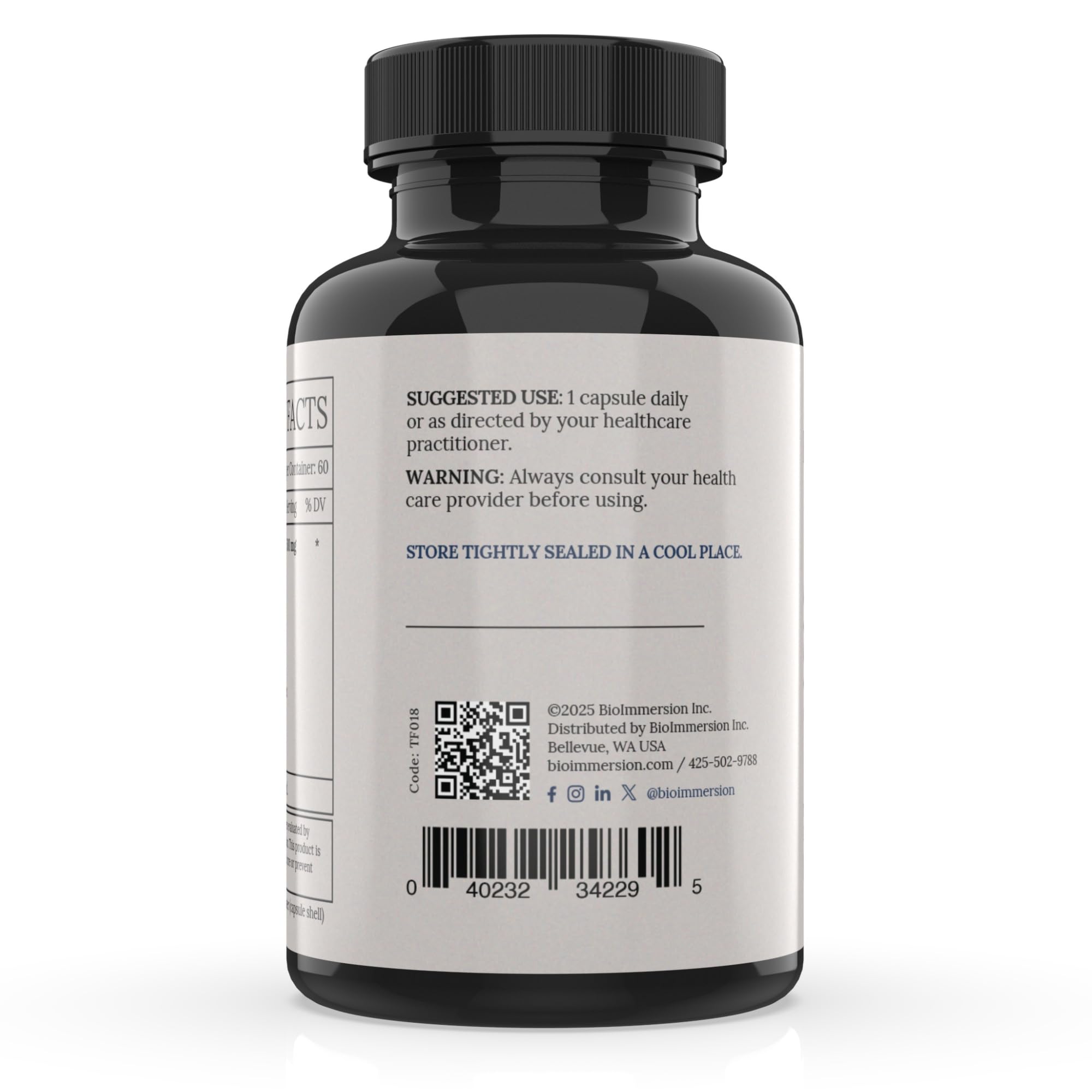BioImmersion Supernatant Synbiotic - Prebiotic Probiotic Postbiotic - Eases Digestive Discomfort, Gut Imbalance & Yeast Overgrowth - Immune & Microbiome Support