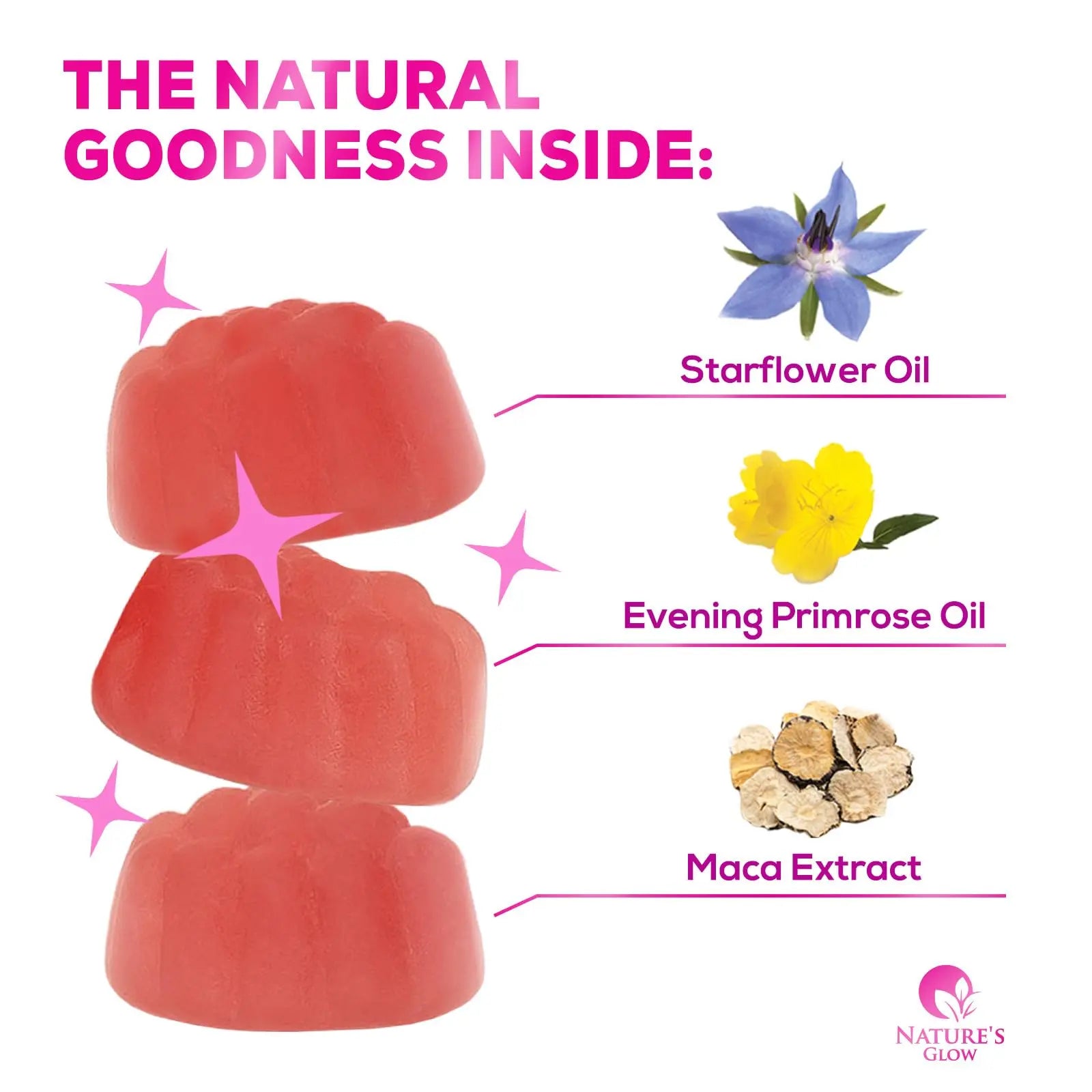 Nature's Glow Menopause Relief Vitamin Gummy for Women - Effective Menopause Nature's Glow Au supplements