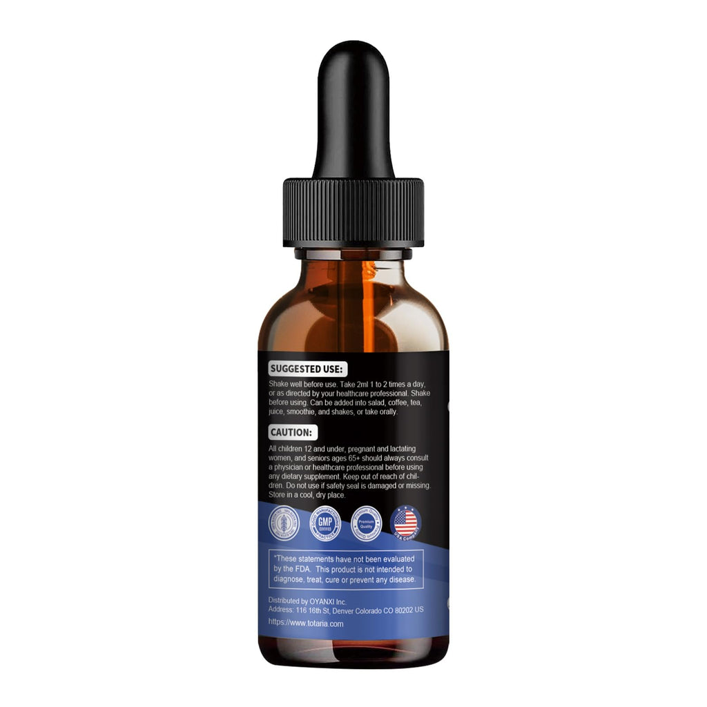 Totaria cortisol Supplement Liquid Drops Hormone Balance for Women Men with Magnesium Complex,Ashwagandha,Rhodiola Rosea,L Theanine,Phosphatidylserine Supplements Mood, Focus, Sleep Support 2 FL.OZ Totaria Au supplements