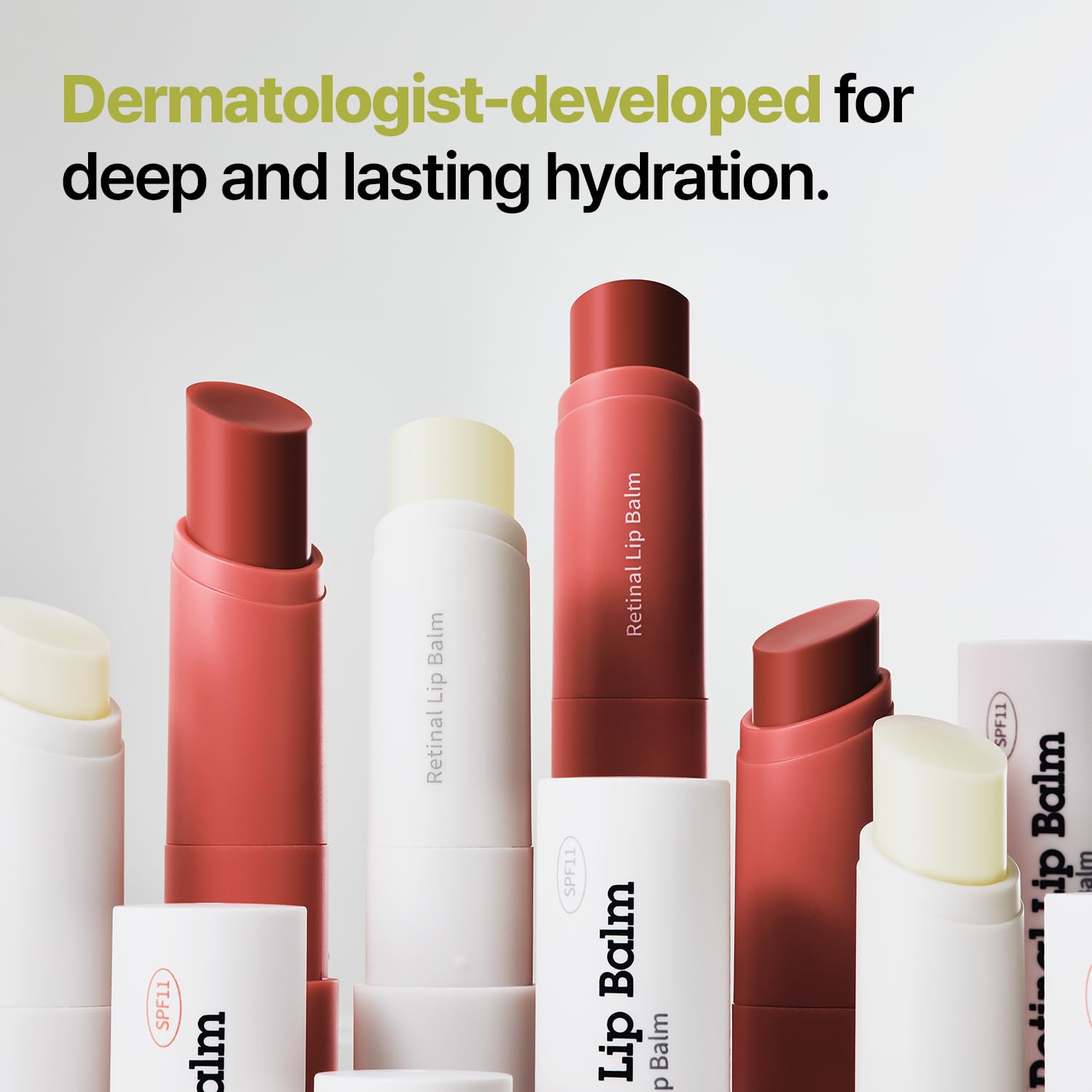 Dr.Different Retinal Lip Balm Clear, Anti-Wrinkle Lip Treatment with Deep Hydration