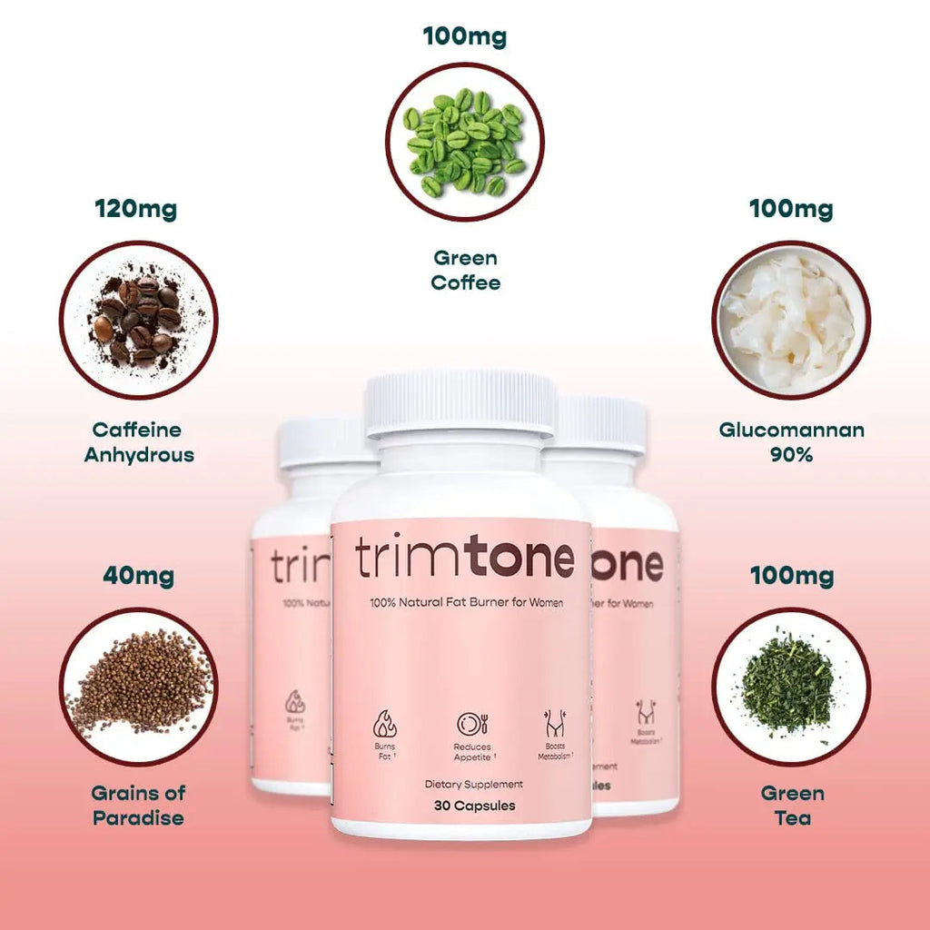 Trimtone Pills, 100% Natural Weight Management Formula for Women, Mood & Energy Trimtone Au supplements