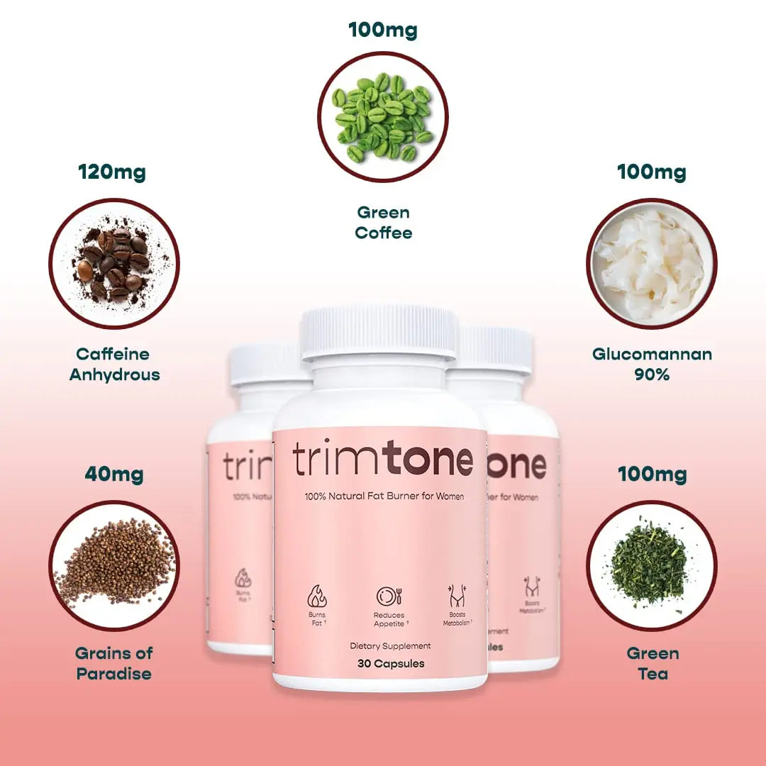 Trimtone Pills, 100% Natural Weight Management Formula for Women, Mood & Energy Trimtone Au supplements