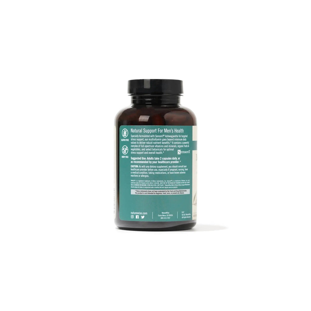 NatureWise Multivitamin for Men + Stress Support + Fulvic Ionic Minerals + Probiotics for Immunity, Male Health NatureWise Au supplements