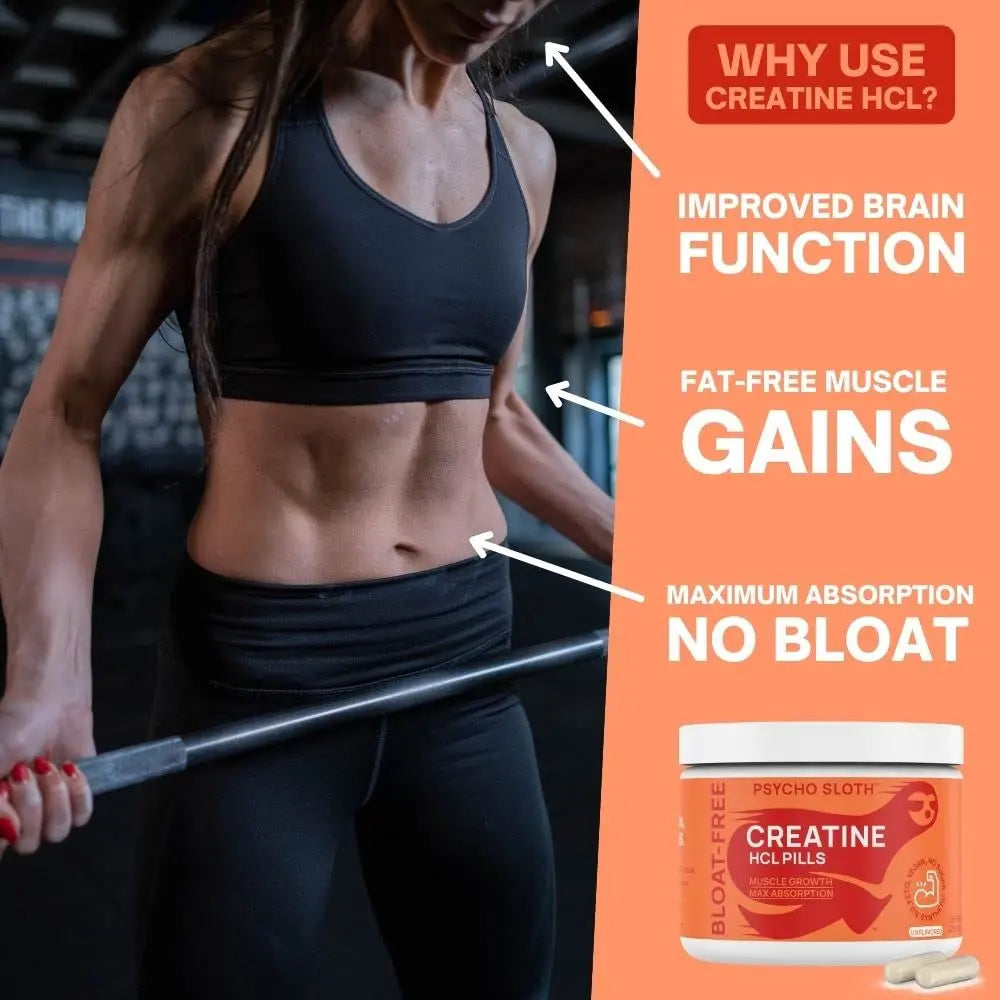 Pre Workout Pills and Creatine HCL Pills Bundle - Endless Energy, Muscle Growth, Endurance Goba Tea Au supplements
