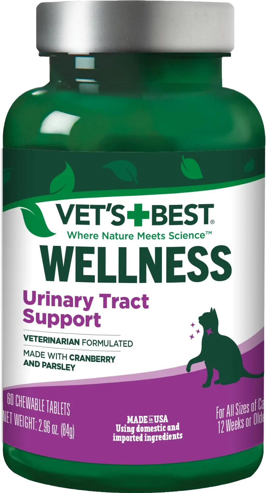 Vet's Best Cat Urinary Supplement, Urinary Tract Support Chewable for Cats, Supports A Healthy Urinary Tract in Cats, 60 Chewable Tablets Vet's Best Au supplements