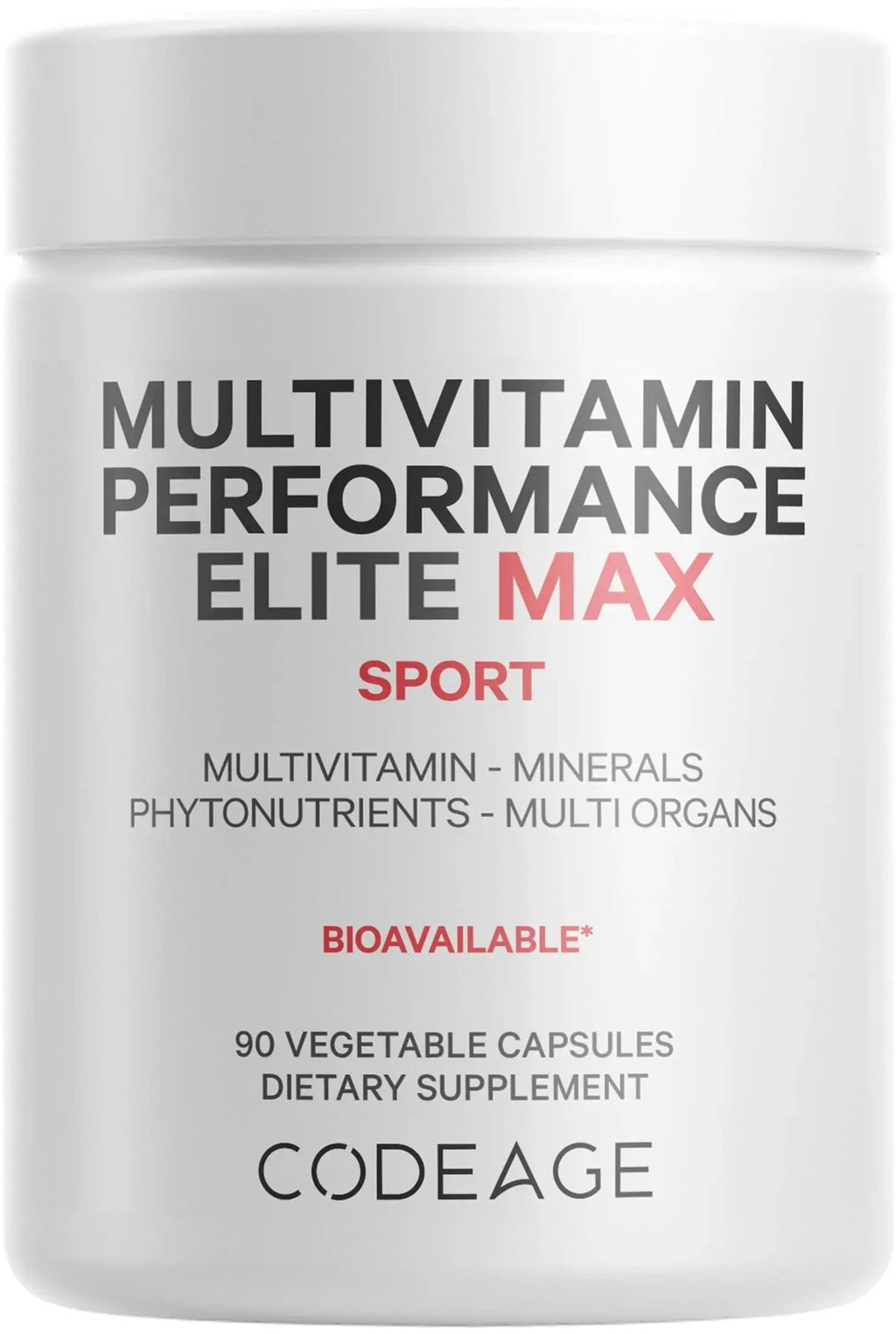 Codeage Multivitamin Performance Elite Max Supplement - Vitamins A, B6, B12, C, D, E, Vitamin K (MK-4, MK-6, MK-7, MK-9), Essential Minerals Codeage Au supplements
