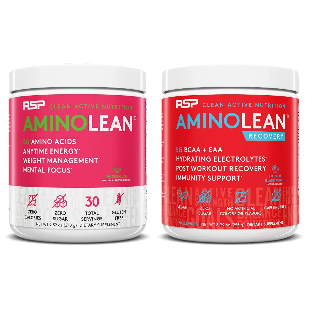 RSP NUTRITION AminoLean Pre Workout Energy (Watermelon 30 Servings) with AminoLean RSP NUTRITION Au supplements