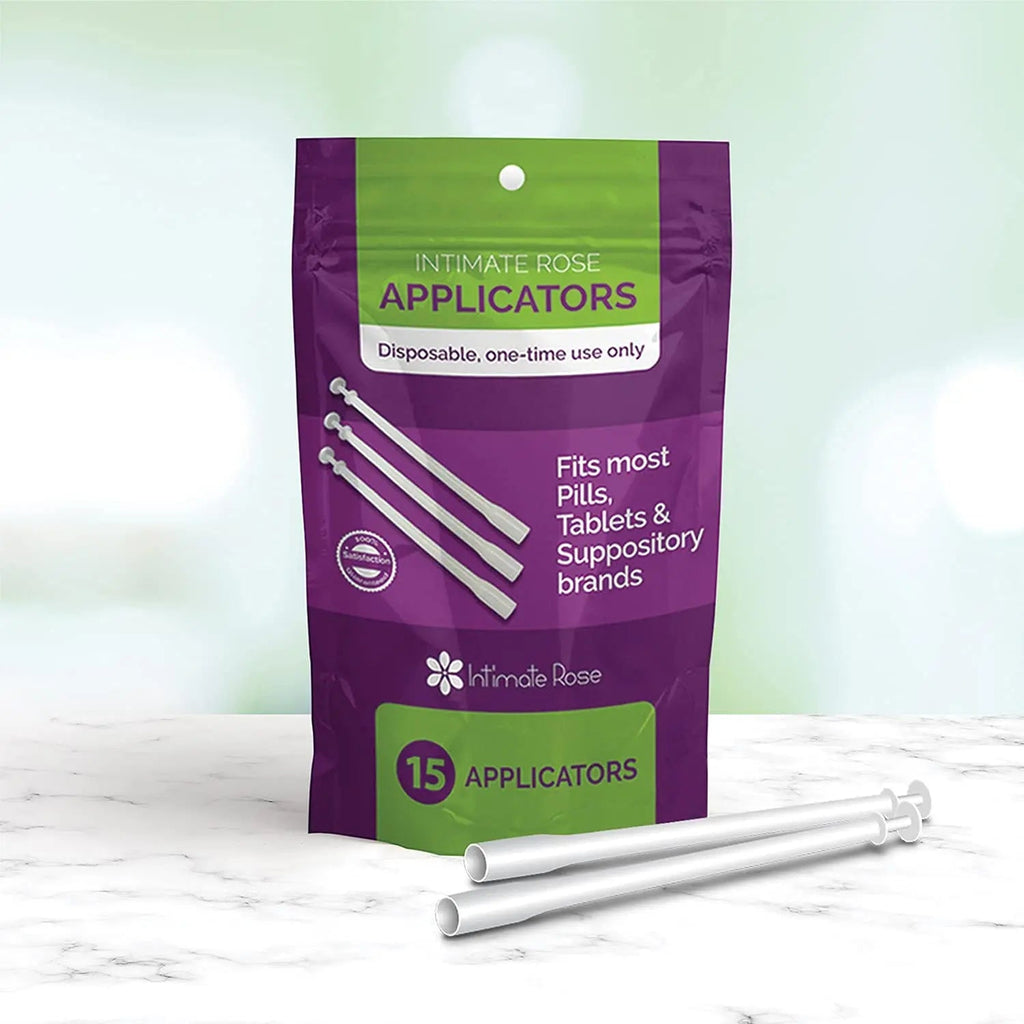 Intimate Rose 15 Count Vaginal Suppository Applicator - Fits Most Boric Acid Suppositories & Vaginal Intimate Rose Au supplements