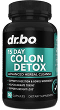 Colon Cleanser Detox for Weight Flush - 15 Day Intestinal Cleanse Pills & Probiotic - Fast Natural Laxative for Constipation Relief - Bowel Movement Supplements for Stomach Bloating, Gut Loss Support DR. BO Au supplements