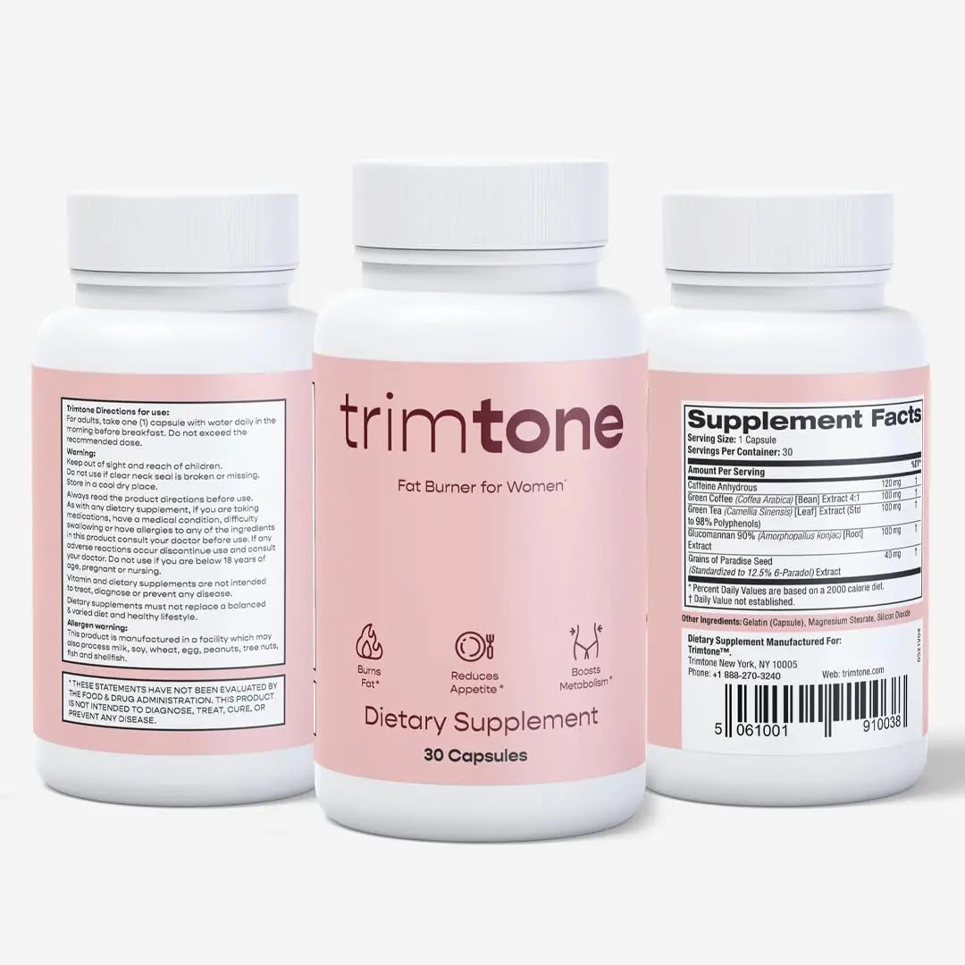 Trimtone Pills, 100% Natural Weight Management Formula for Women, Mood & Energy Trimtone Au supplements