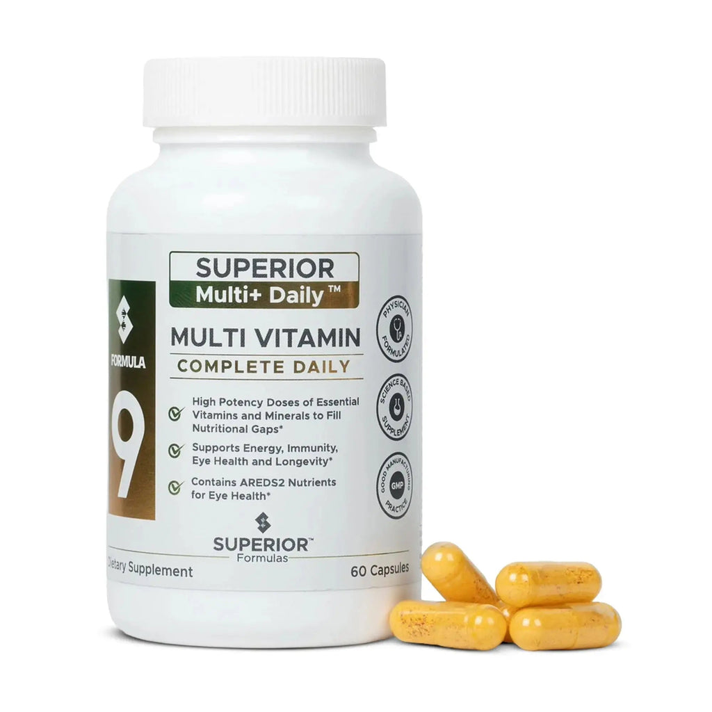 Superior Formulas LLC High Potency Multivitamin with AREDS2 Nutrients; Physician-Formulated Daily Supplement with Lutein, Zeaxanthin, Zinc, Vitamin C & E Superior Formulas LLC Au supplements