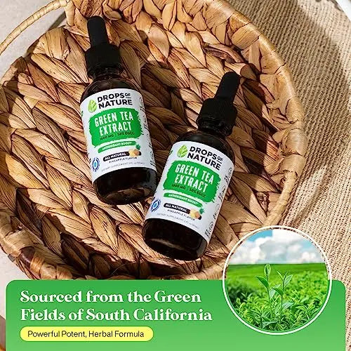 Green Tea Extract - 1000mg - 50% EGCG - Green Tea Liquid Drops, 4x more Powerful than Drops Of Nature Au supplements