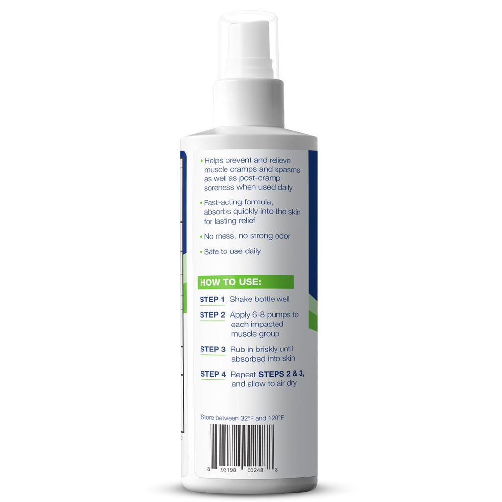 Theraworx Relief for Muscle Cramps Spray Fast-Acting Muscle Spasm, Leg Soreness with Magnesium Sulfate - 7.1 oz - 1 Count Theraworx Au supplements