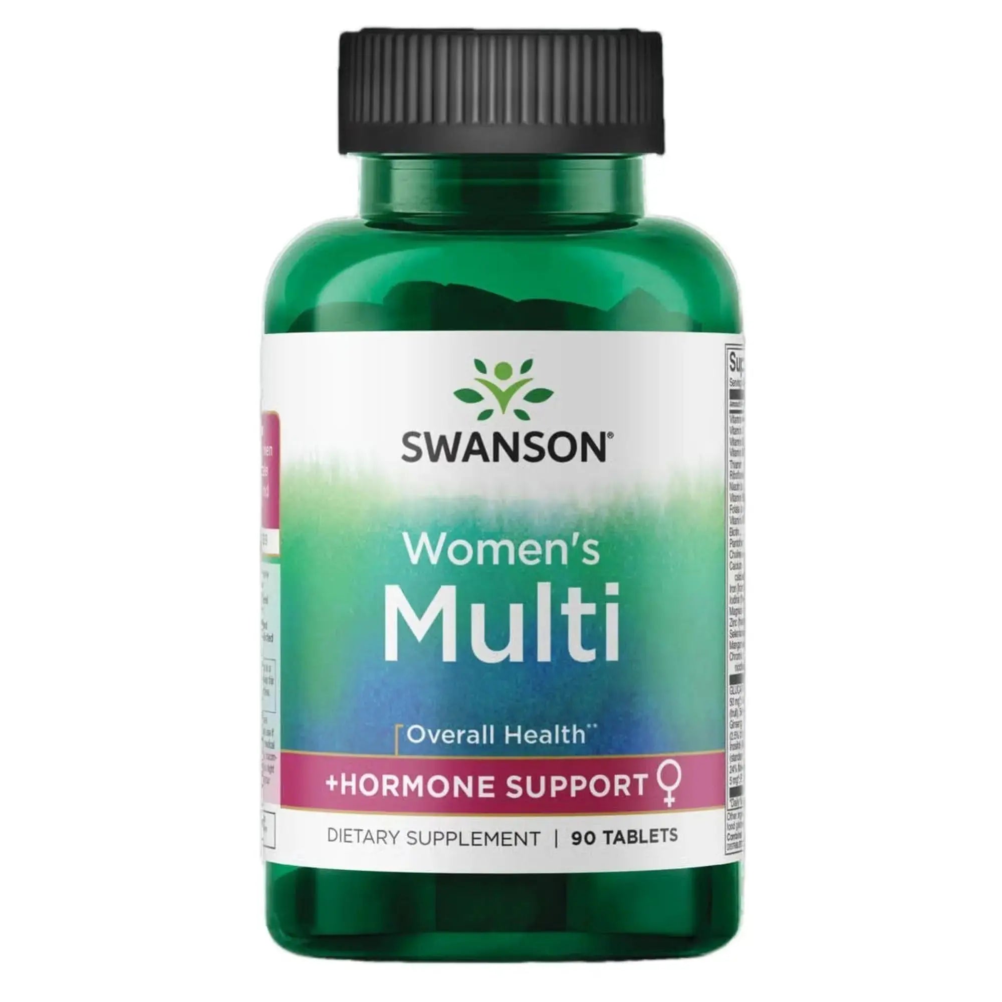 Swanson Multi Women's Prime Multivitamin Multimineral Energy Immune Hormone Balance Wellbeing Health Supplement 90 Tablets (Tabs) Swanson Au supplements