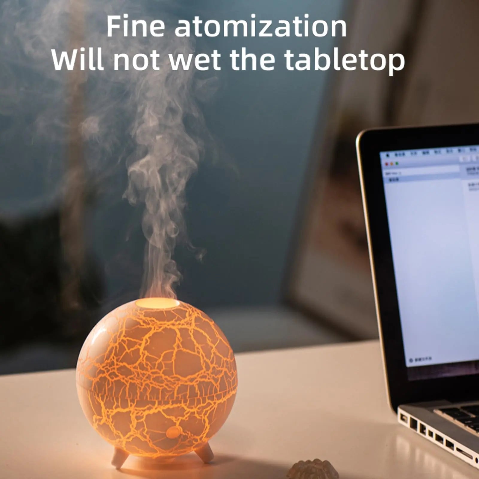 Volcano Humidifier Flame Aromatherapy Diffuser, 7 Colors Flame 200ml Essential Oil Diffusers cjc Au supplements