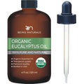 Organic Eucalyptus Essential Oil - Huge 4 FL OZ - 100% Pure & Natural – Premium Natural Oil Being Naturals Au supplements