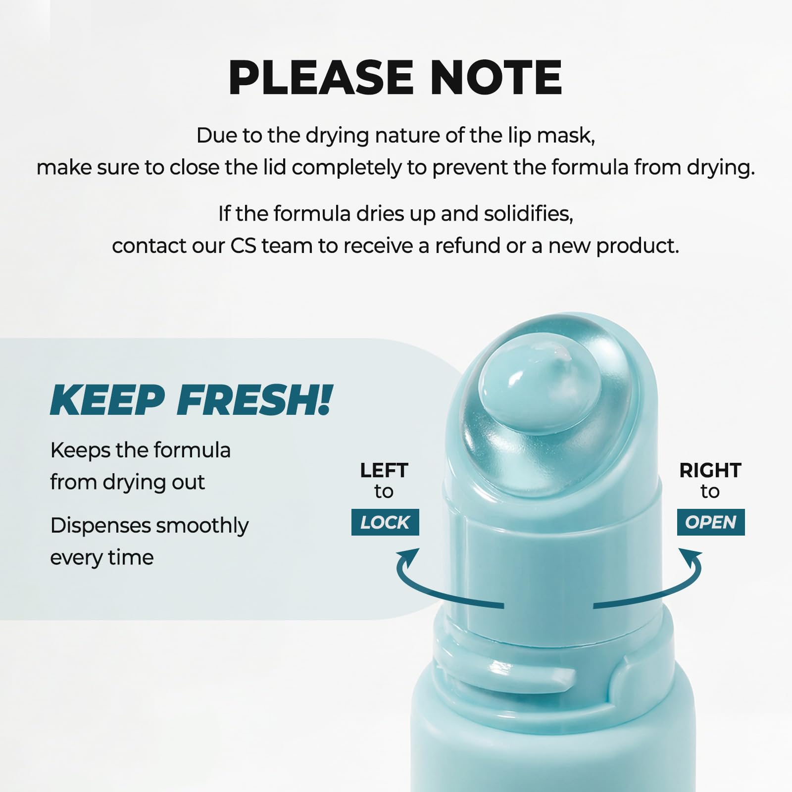 Laka Soothing Prep Lip Mask, Cooling Peel Off Korean Lip Mask, Gentle Exfoliator for Lips
