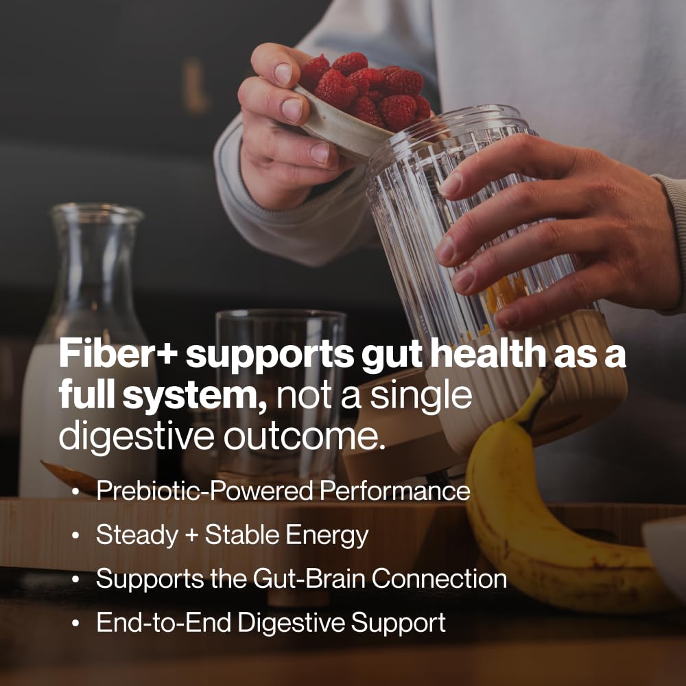 Momentous Fiber+ - Daily Multi-Source Fiber Blend to Support Nutrient Absorption, Natural Energy Production, & Recovery - NSF Certified for Sport - Non-GMO & Gluten-Free