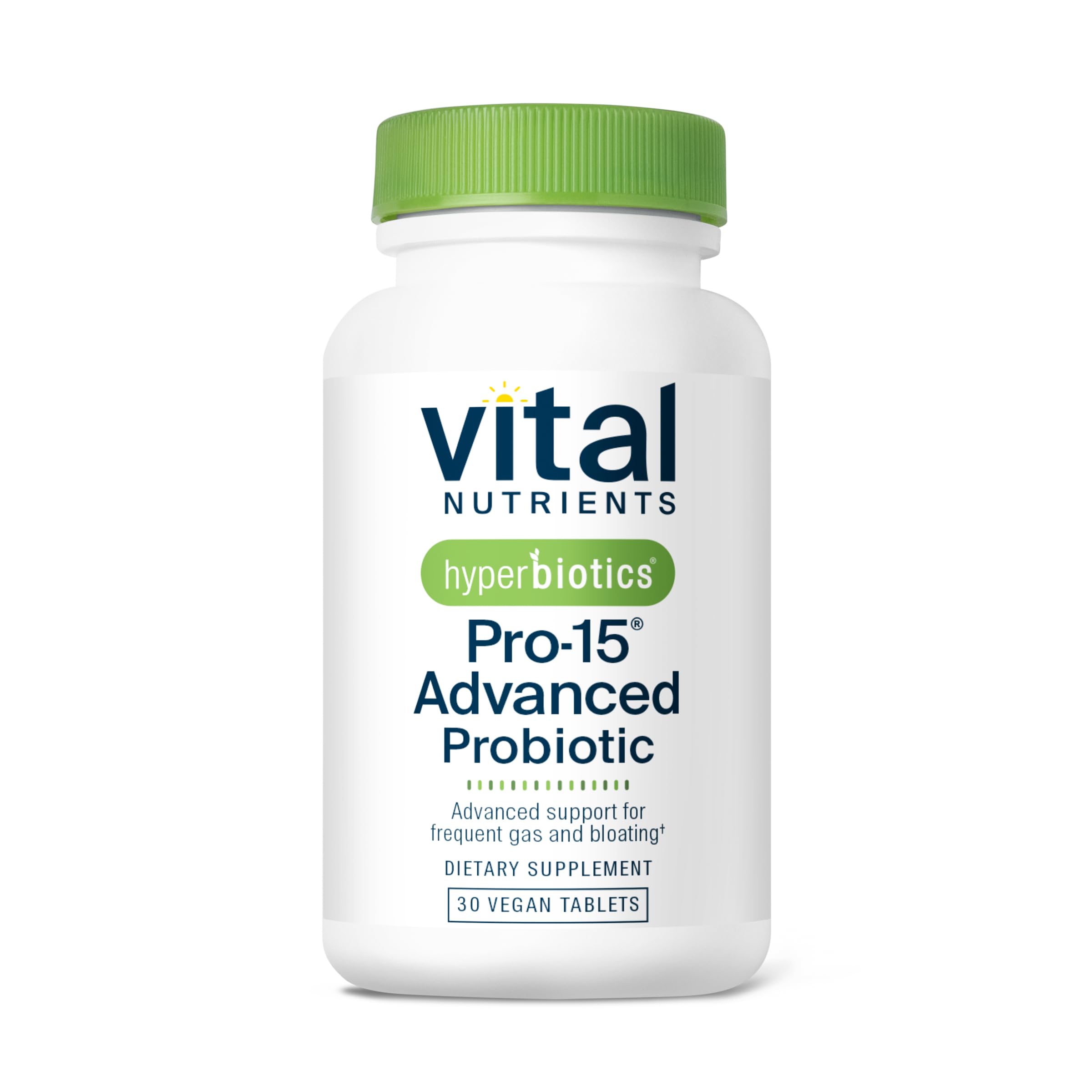 Hyperbiotics Vital Nutrients Pro-15 Advanced Probiotics for Women and Men | 15 Strains + Kiwifruit | Clinically Studied Daily Probiotics for Digestive Health, Gas, & Bloating | 30 Vegan Tablets Hyperbiotics Au supplements